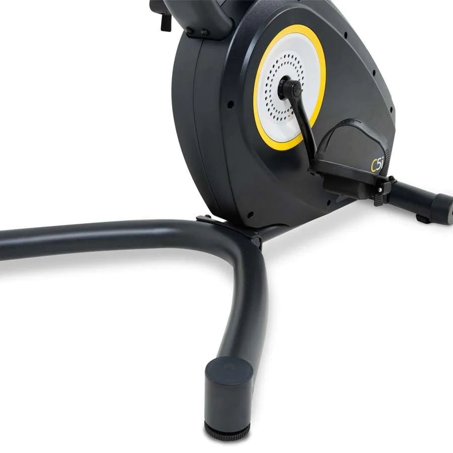 Lifespan C5i Upright Exercise Bike for Home Gym - Cardio Workout Equipment for Weight Loss & Fitness Training - Perfect for Small Spaces & Apartment Workouts