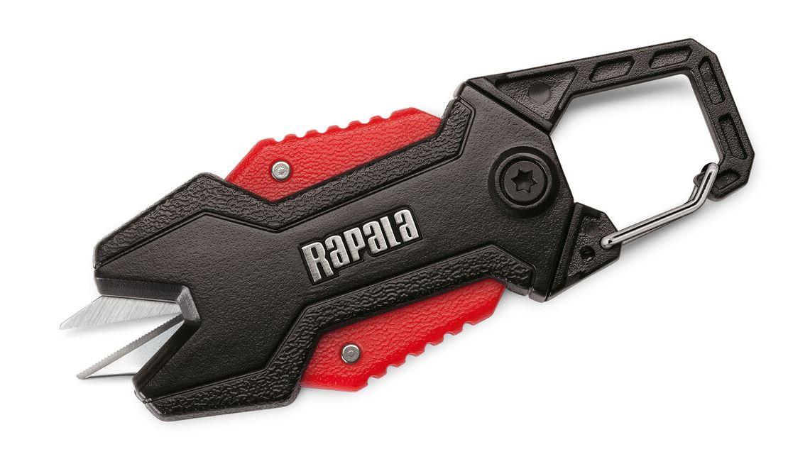 Rapala RRLS Retractable Line Scissors - Fishing Gear with Built-in Lanyard for Easy Access | Perfect for Bass, Trout & Saltwater Fishing