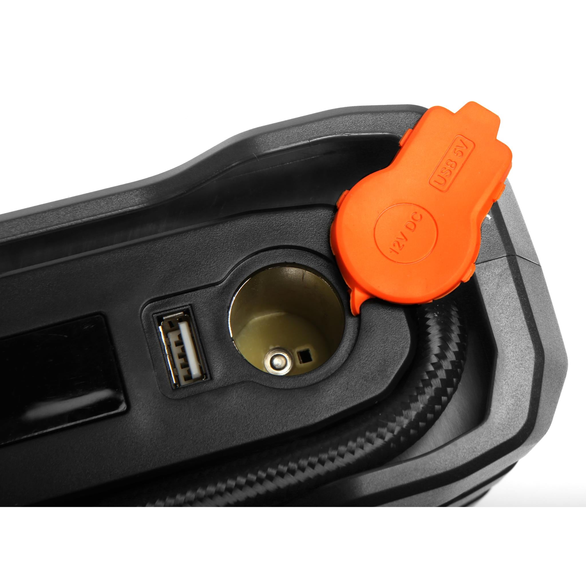 WEN AA2225 12V 90 PSI 0.8 CFM Portable Air Compressor - Tire Inflator with Carrying Case for Cars, Bikes & Sports Equipment | Perfect for Road Trips, Camping & Emergency Use
