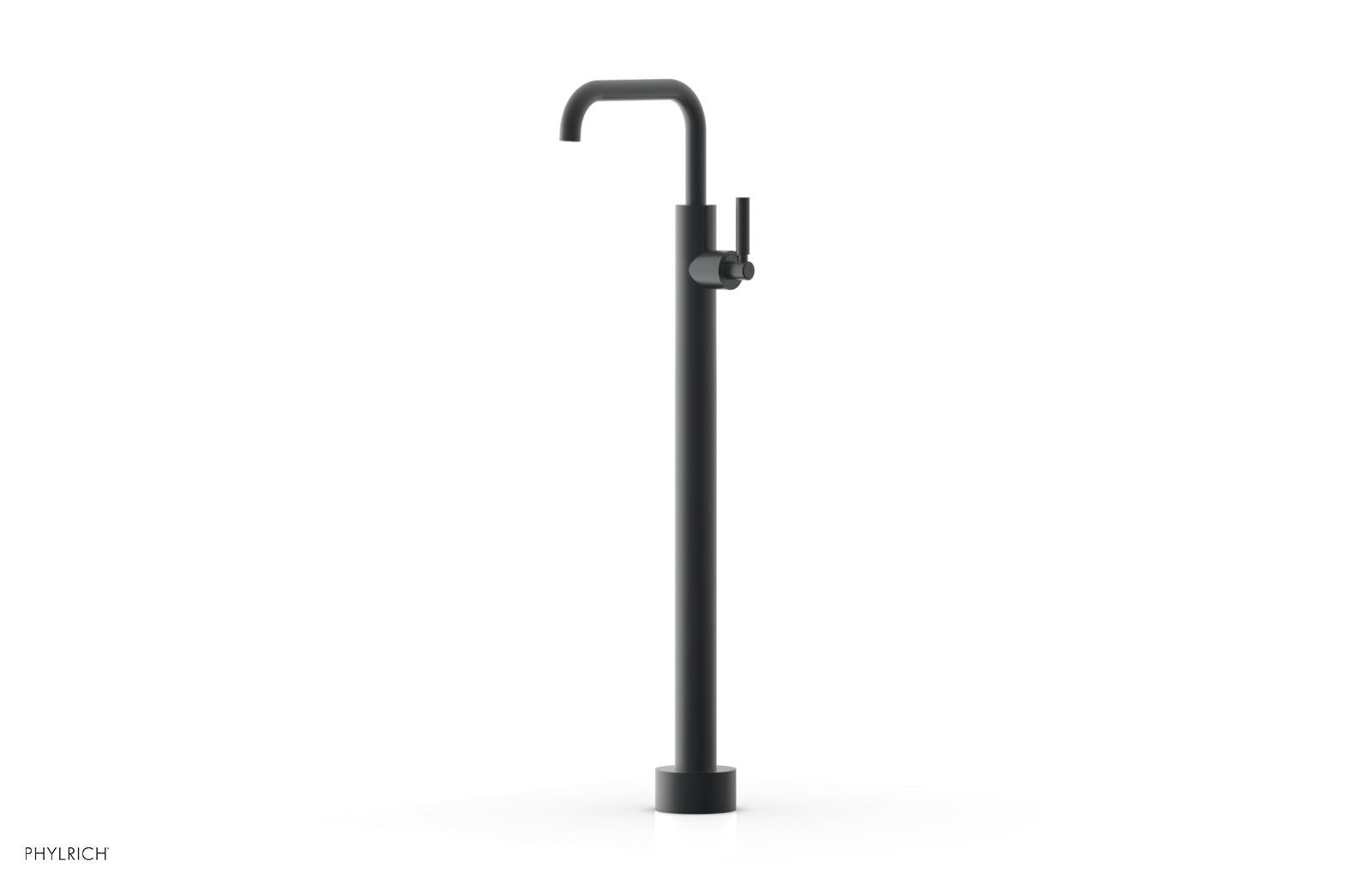 Premium Tall Floor Mount Tub Filler with Lever Handle - D130 45 02 - Modern Bathroom Faucet for Freestanding Tubs, Luxury Spa Experience
