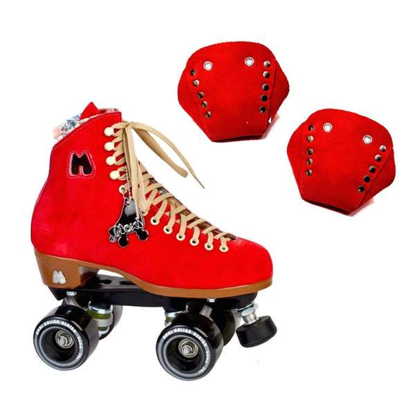 RollerStuff Toe Caps for Ballet Pointe Shoes - Poppy Red | Professional Dance Shoe Accessories for Ballerinas - Perfect for Ballet Practice, Performances & Dance Classes