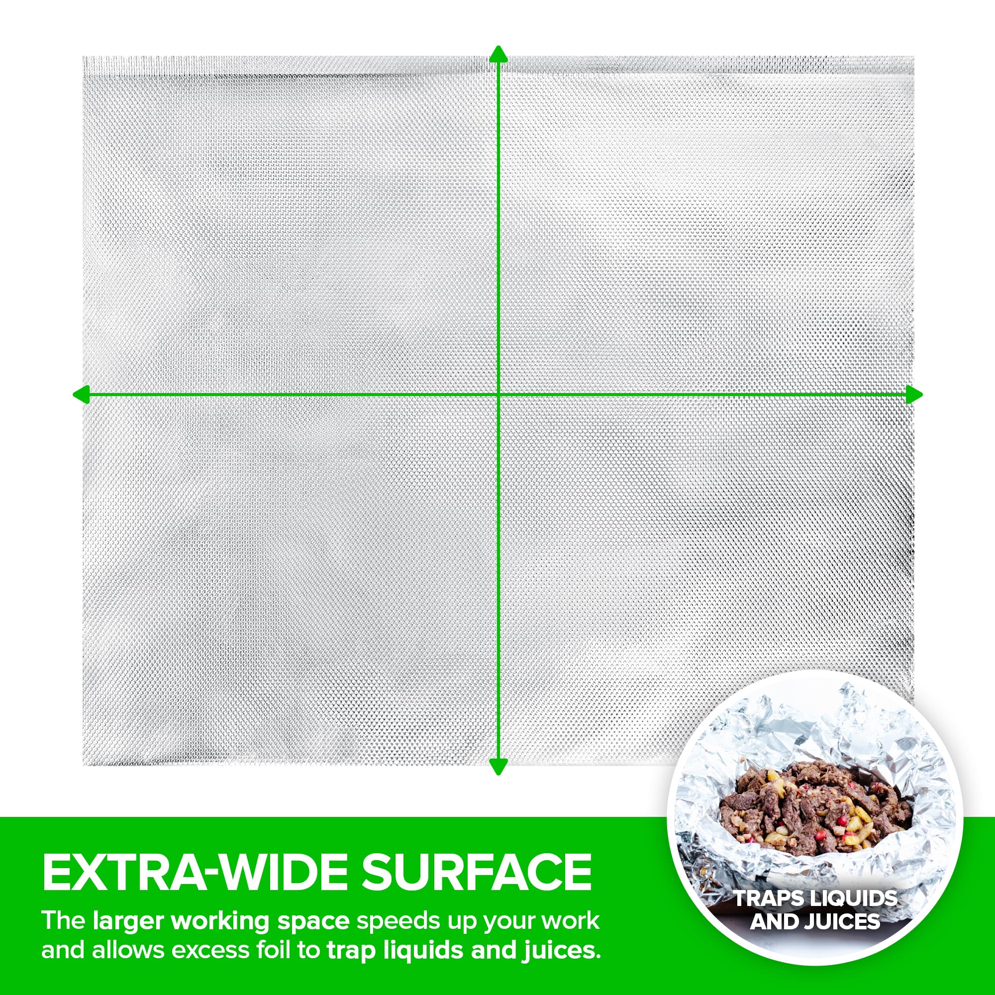 200 Count Pre-Cut Aluminum Foil Sheets 12