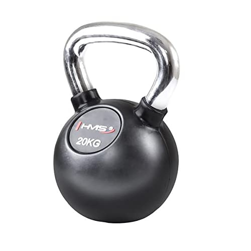 Premium HMS 5907695504057 Cast Iron Kettlebell for Home Gym & Strength Training - Adjustable Weight for CrossFit, HIIT, and Functional Fitness Workouts