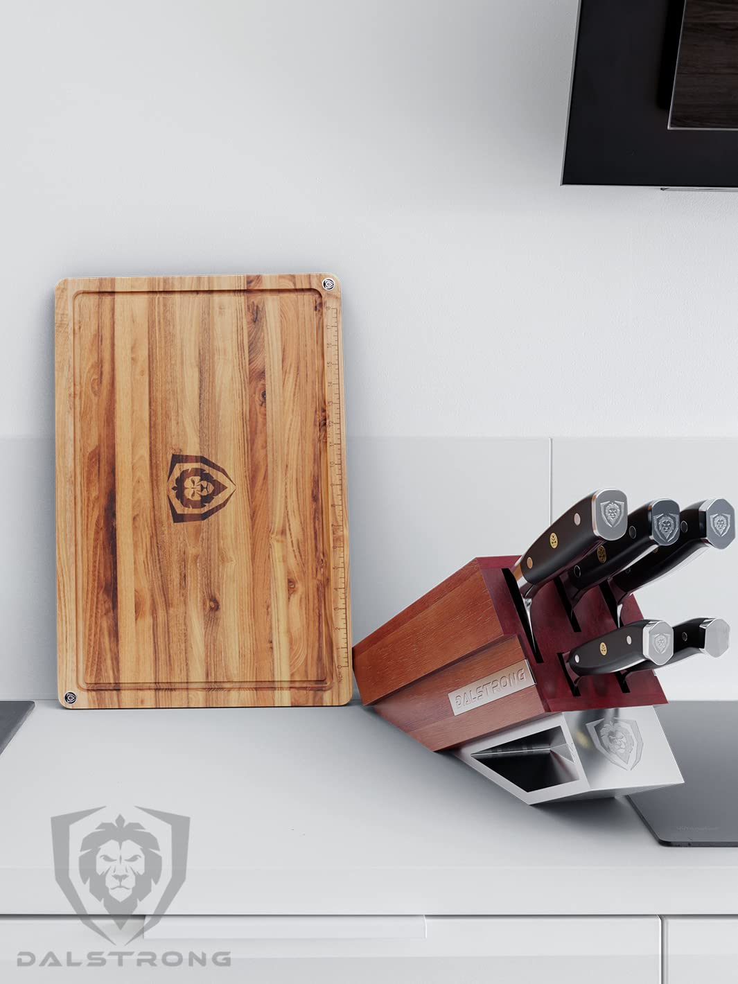 Premium Dalstrong Teak Wood Cutting Board - 22