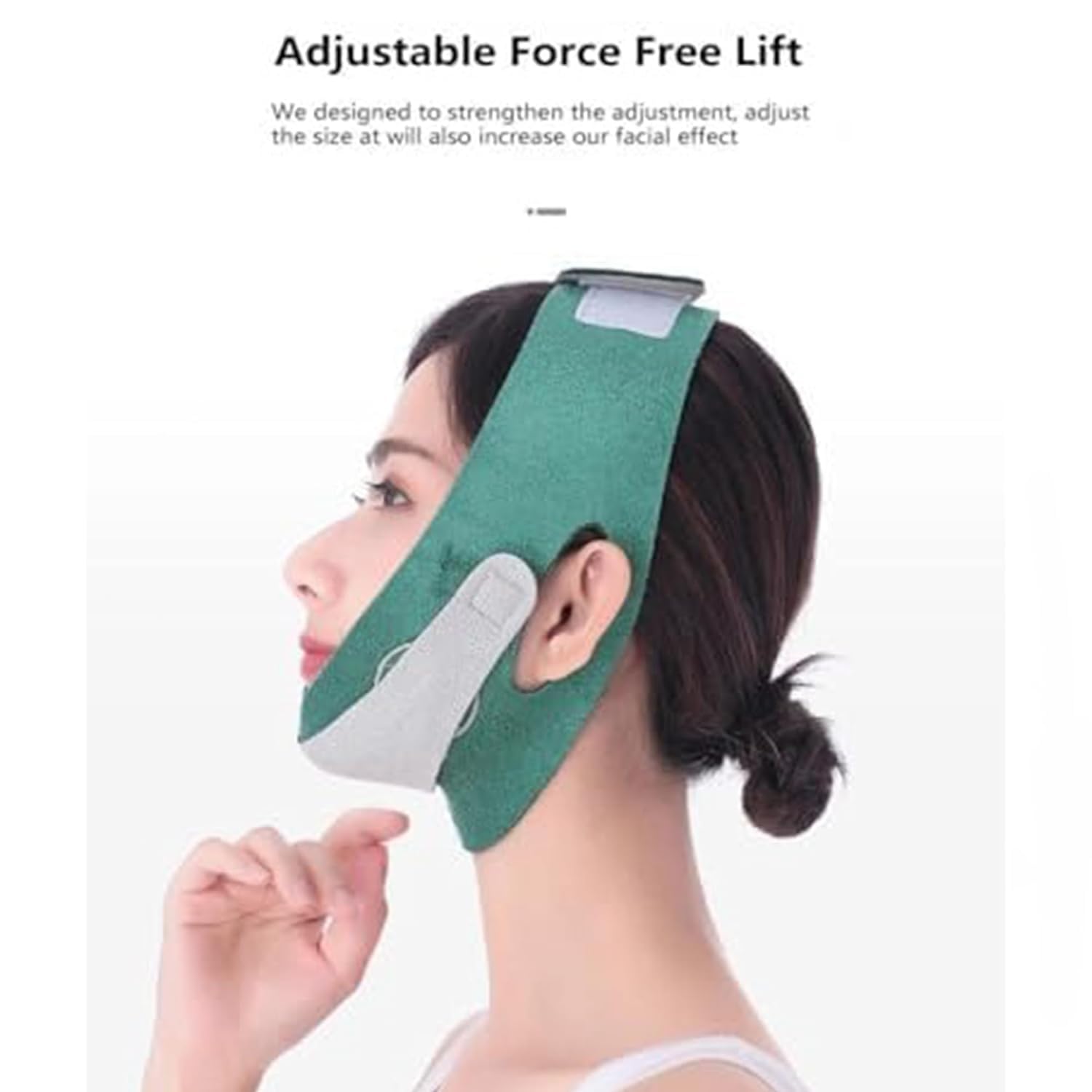 DIVUE V Face Mask - Double Chin Reducer & V-Line Lifting Belt | Anti-Wrinkle, Slimming & Firming Face Lift Band | Breathable Contouring Face Mask for Women & Men | Perfect for Daily Use, Yoga, Workout & Beauty Routine