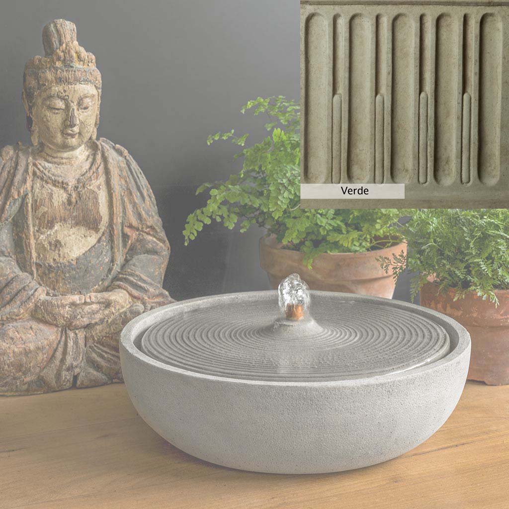 Campania International Ripple Fountain - Outdoor Garden Water Feature for Patio, Yard, and Landscape Decor | Relaxing Water Sounds for Backyard Oasis