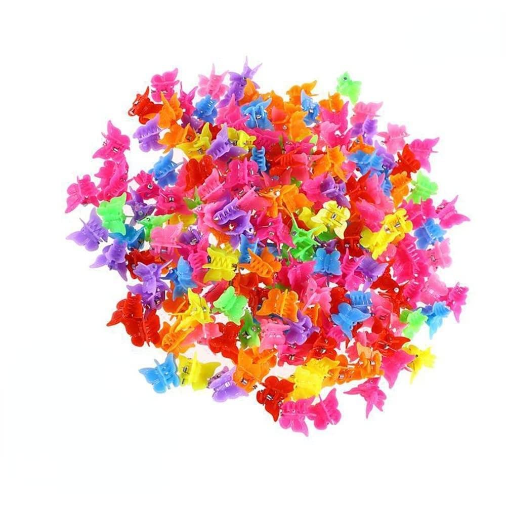 Pastel Butterfly Hair Clips - 50pcs Cute Hair Accessories for Women & Girls - Party & Daily Use