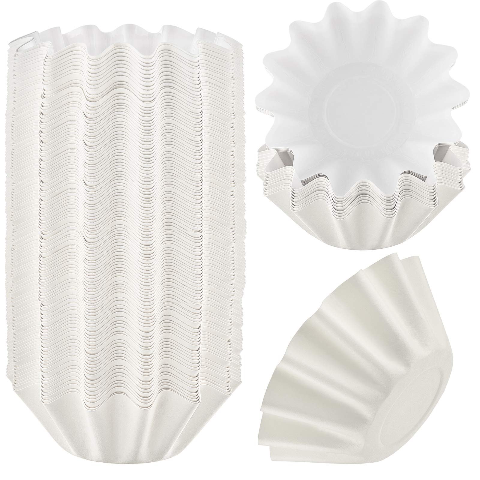 Boao Reusable Wax Melt Liners - Leakproof Wax Warmer Containers for Electric Plug-in Melters & Burners (150-Pack, White) - Perfect for Home Aromatherapy, Spa Relaxation, and Scented Candle Warmers