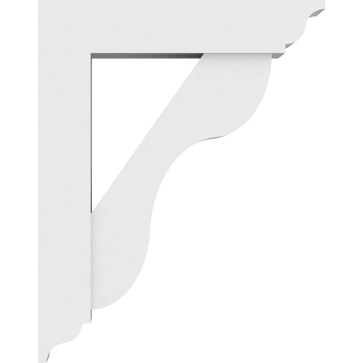 Ekena Millwork BKTP05X18X24CAR01 5
