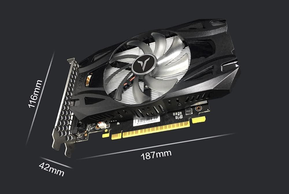 Nvidia GeForce GTX 1050 Ti 4GB GDDR5 128-bit Gaming Graphics Card - 7008MHz, DVI-D, HDMI, DP - Desktop Video GPU for PC Gaming, VR & 4K Video Editing