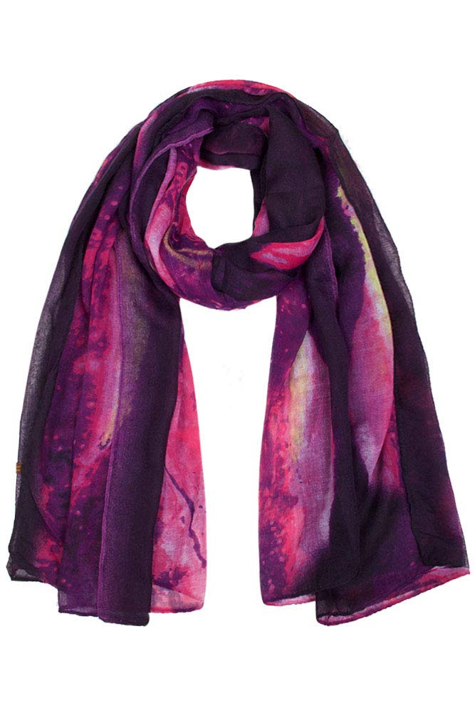 Stylish Abstract Galaxy Print Scarf - Soft & Lightweight Fashion Accessory for Women - Perfect for Winter, Fall, and Everyday Outfits