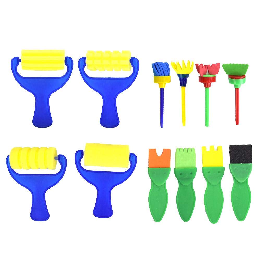 Valentine's Day Carnival Painting Tools Set - Sponge Drawing Brushes for Art, Wall Crafts, DIY Projects on Paper, Wood & Fabric | Perfect for Home Decor, Gift Making & Creative Activities