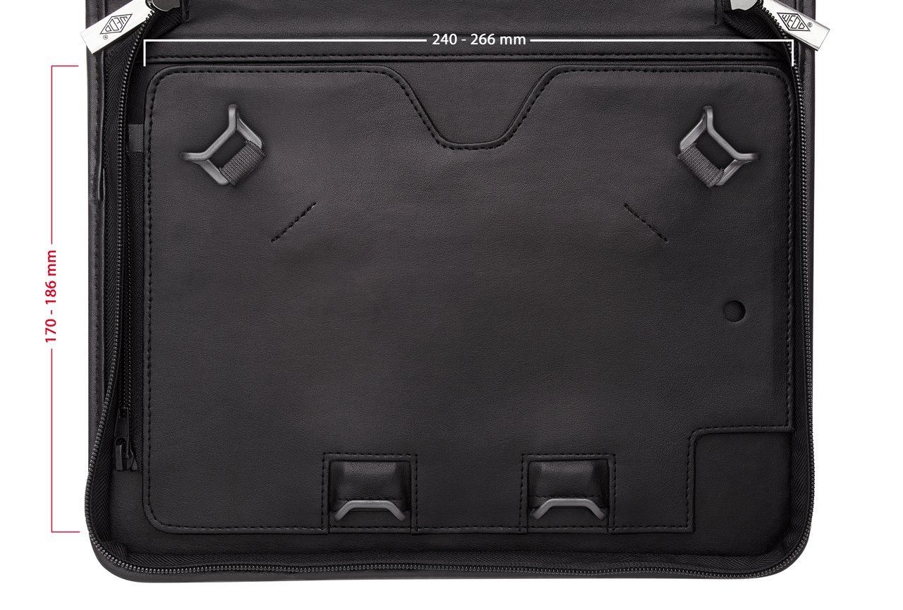 Elegance A5 Tablet Organizer with Universal Holder - Fits 9.7 to 10.5 Inch iPad, Samsung Galaxy Tab | Perfect for Office, School & Travel Document Storage