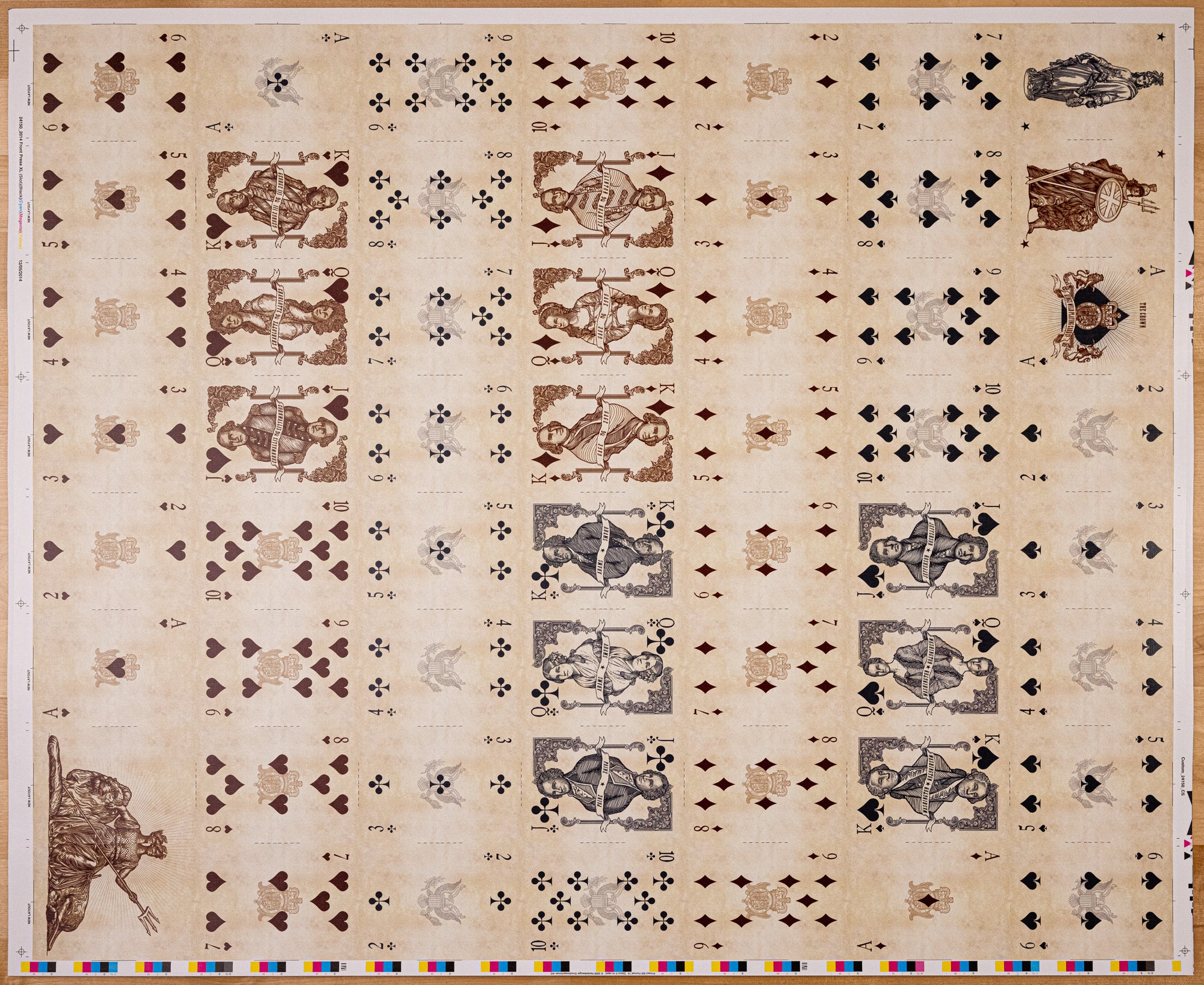 The Crown Standard Uncut Sheet - Premium Collectible Playing Cards for Magic Tricks & Cardistry | Perfect for Magicians, Collectors, and Card Game Enthusiasts