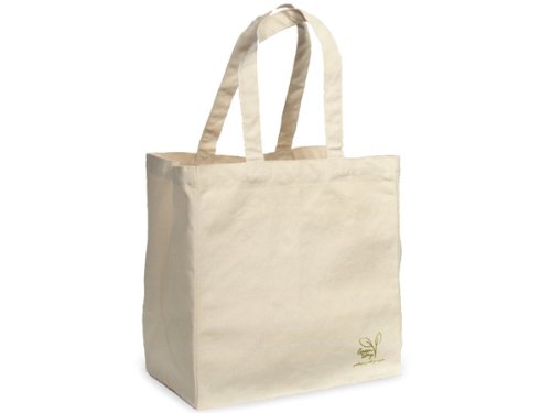 Premium Bulk Cotton Reusable Shopping Bags 12.5x8.5x13.5 Inches - 100% Natural Cotton - 50 Pack - Eco-Friendly Grocery Tote Bags for Shopping, Farmers Market & Storage