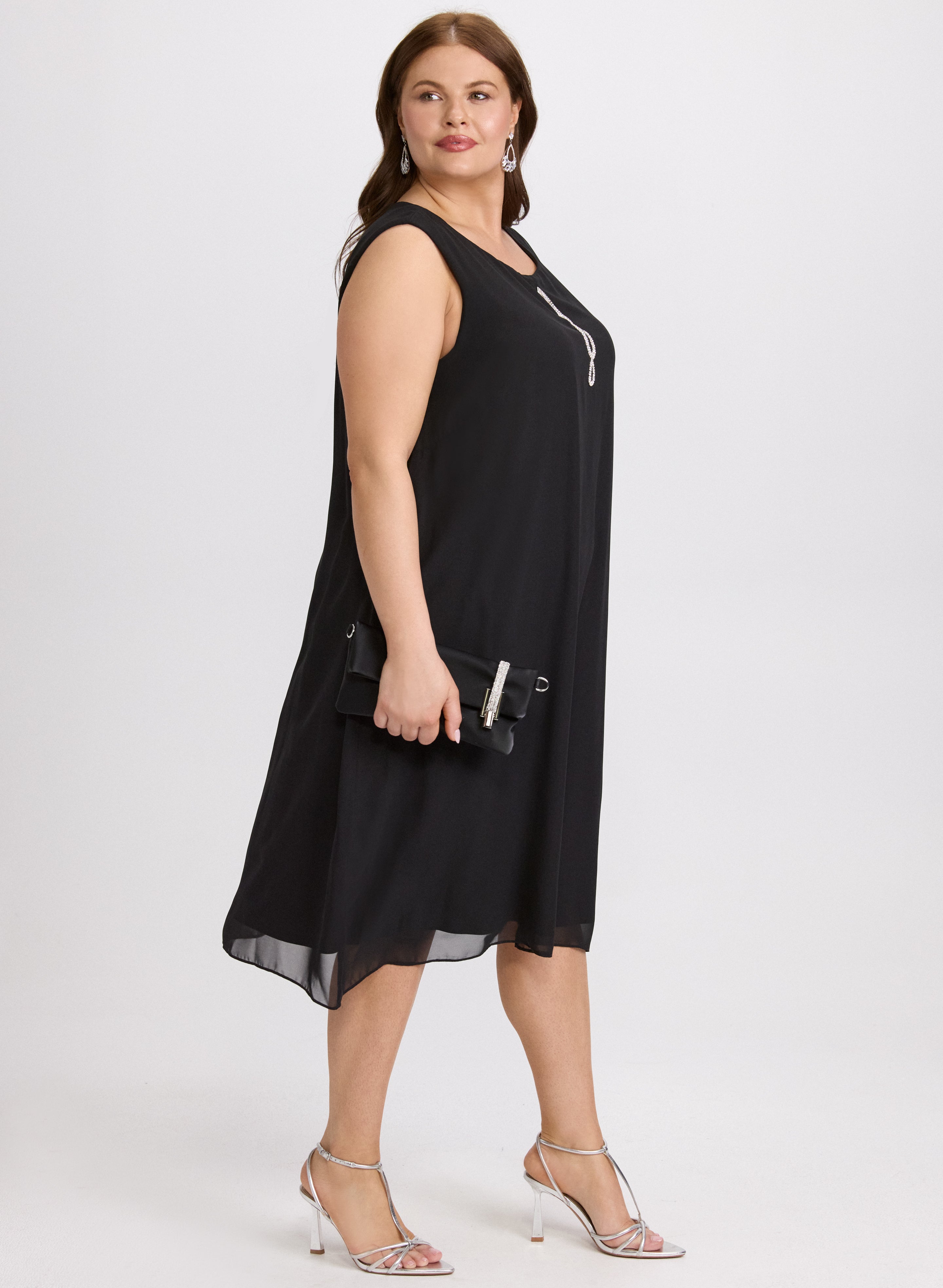 Elegant Chiffon Dress with Matching Cape Set for Women - Perfect for Weddings, Parties, and Special Occasions
