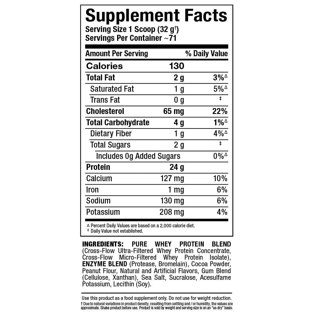 ALLMAX GOLD ALLWHEY Chocolate Peanut Butter Whey Protein Powder - 5 lb (24g Protein Per Scoop) | Gluten Free, Low Carb & Low Sugar | 71 Servings | Post-Workout Recovery & Muscle Building