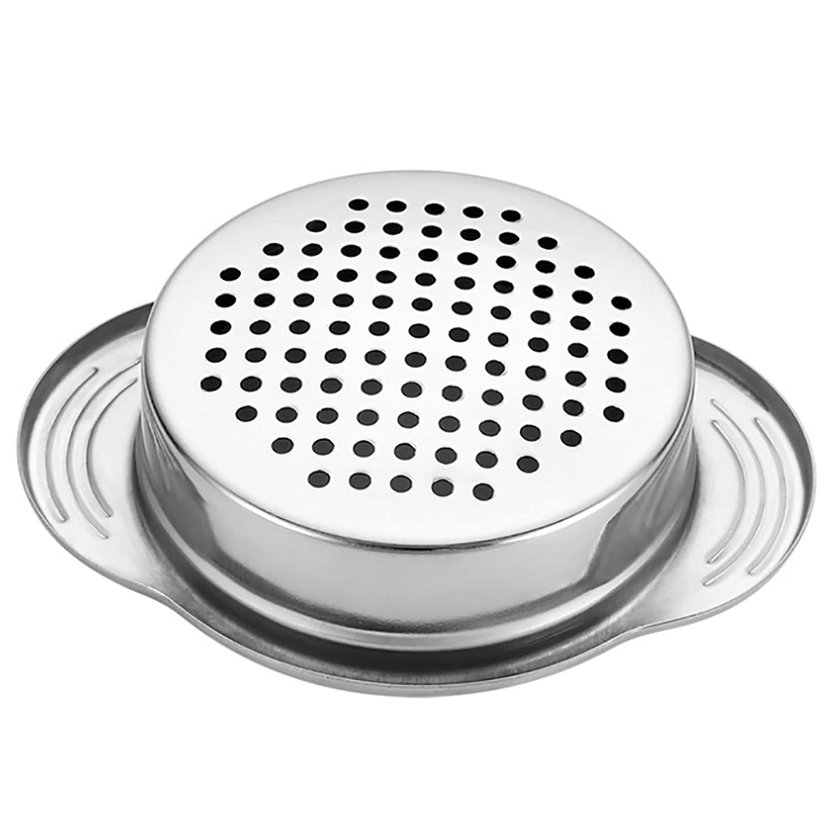 3-Pack Stainless Steel Tuna Can Strainer & Oil Squeezer - Dishwasher Safe Sieve for Regular & Wide-Neck Tuna Cans - Perfect for Kitchen, Camping & Meal Prep