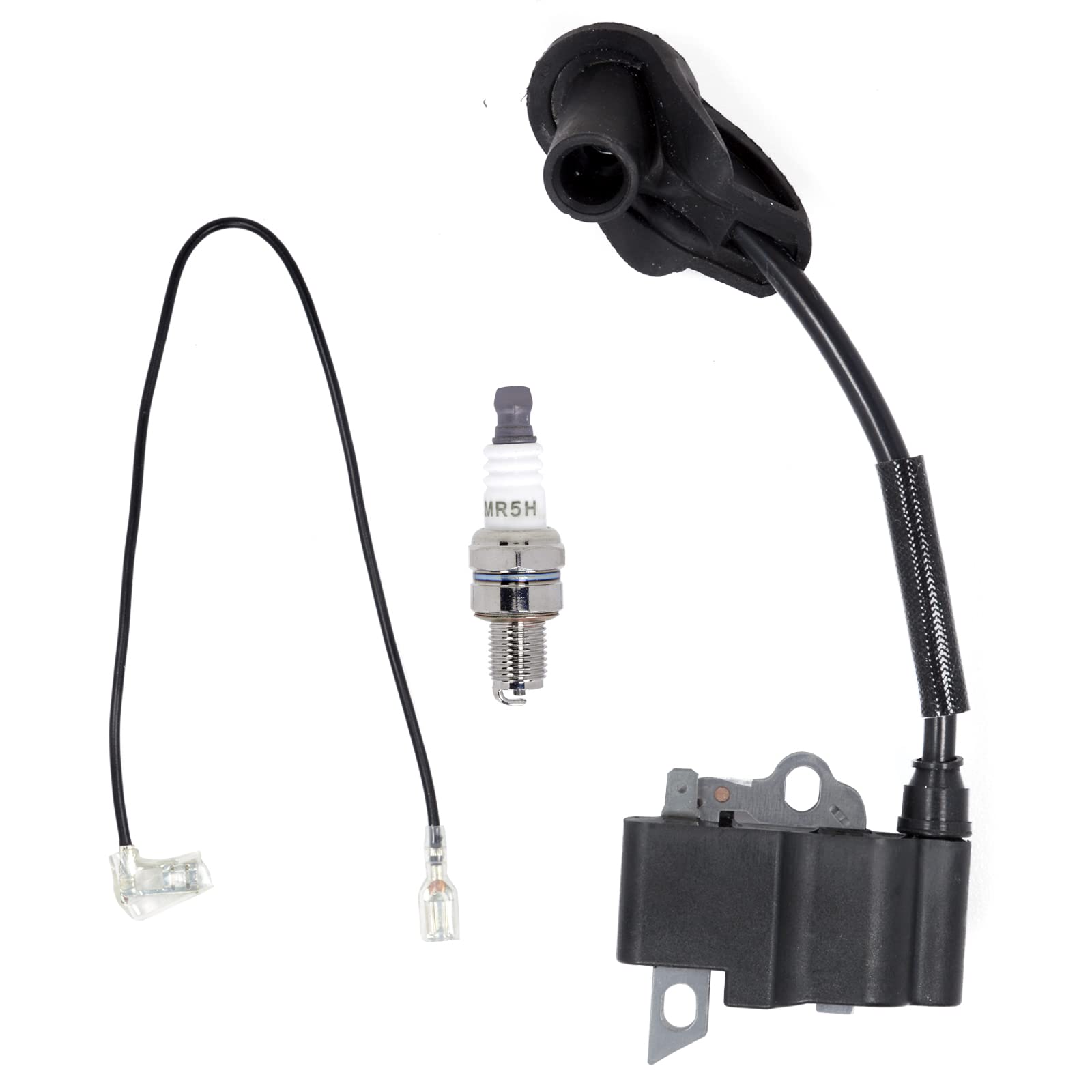 STIHL BR500 BR550 BR600 Ignition Coil with Spark Plug - Replacement Part for Backpack Leaf Blower - Perfect for Yard Cleaning, Landscaping & Professional Use