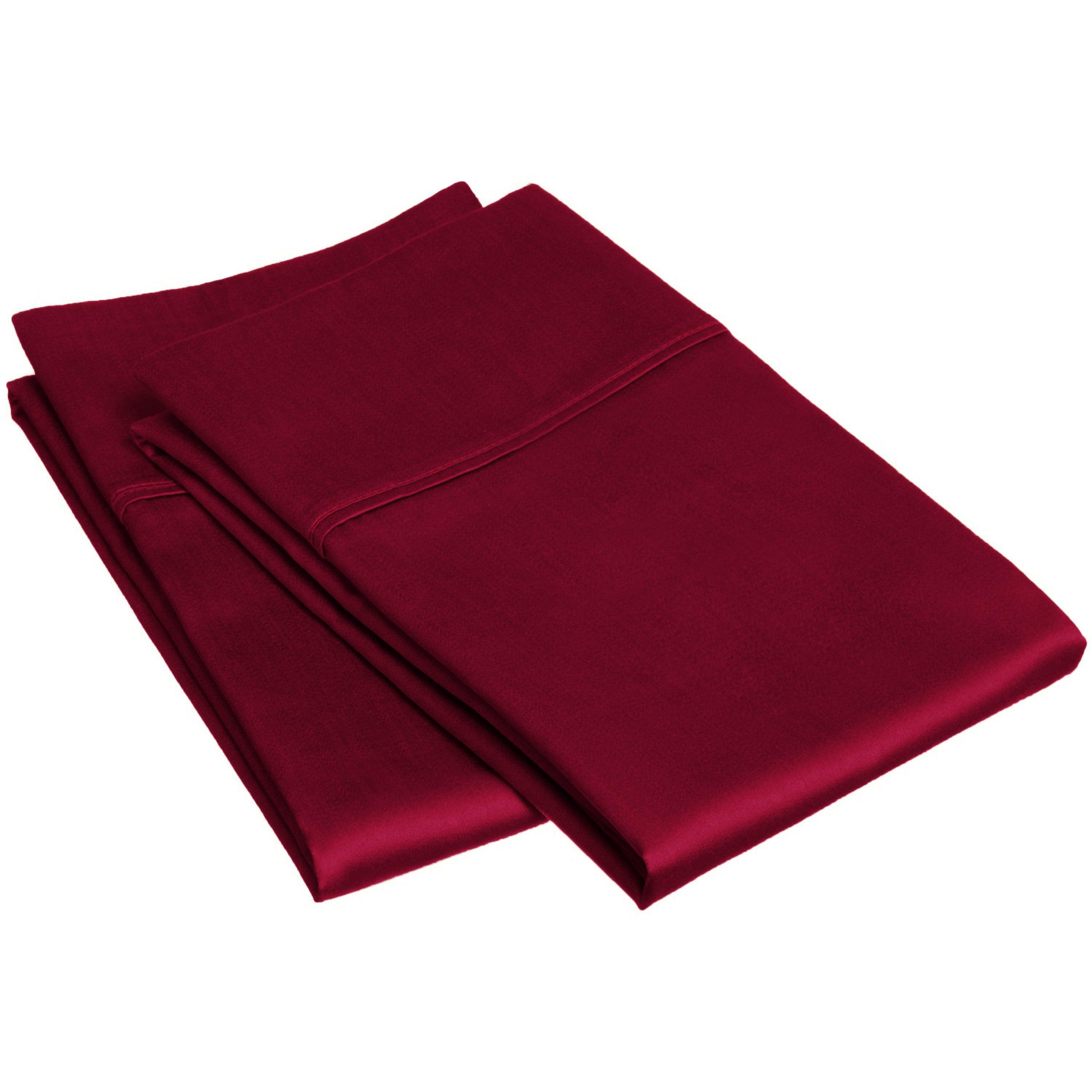 Premium 400 Thread Count Egyptian Cotton Pillowcase Set of 2 - Ultra Soft & Breathable Bedding for Luxury Hotels & Home Use