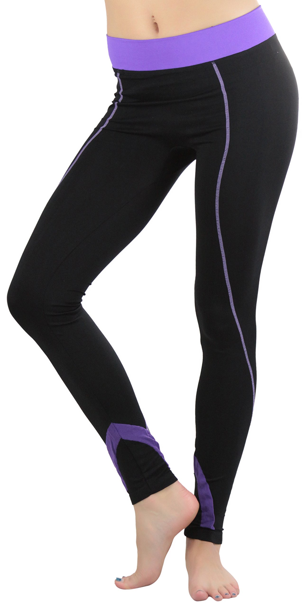 ToBeInStyle Women's Classic Fit Active Pants - Yoga Leggings & Capris for Workout, Running & Lounge Wear