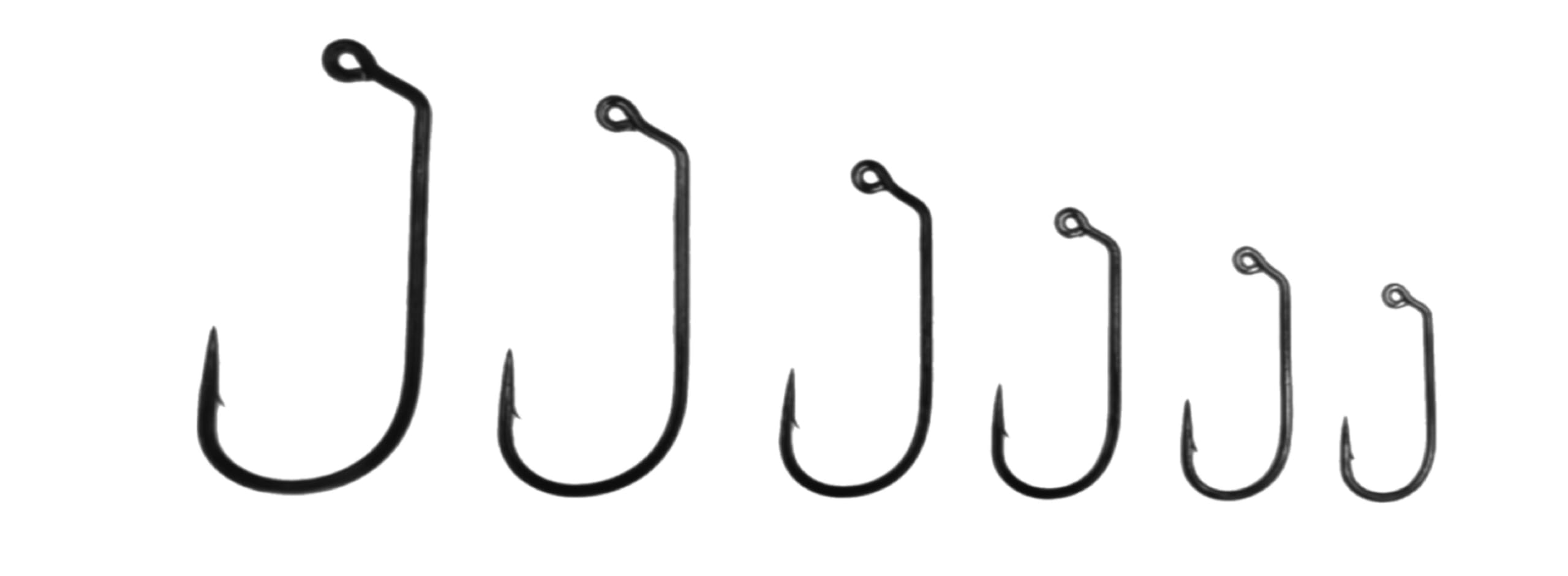 Mustad 32824 2X Strong Ultra Point 60 Degree Jig Fishing Hooks - 100 Pack (Sizes 1/0-6/0) | Heavy Duty DIY Jig Hooks | Perfect Fit for Do-It Molds | Ideal for Pouring Custom Fishing Jigs | Great for Bass, Walleye & Saltwater Fishing