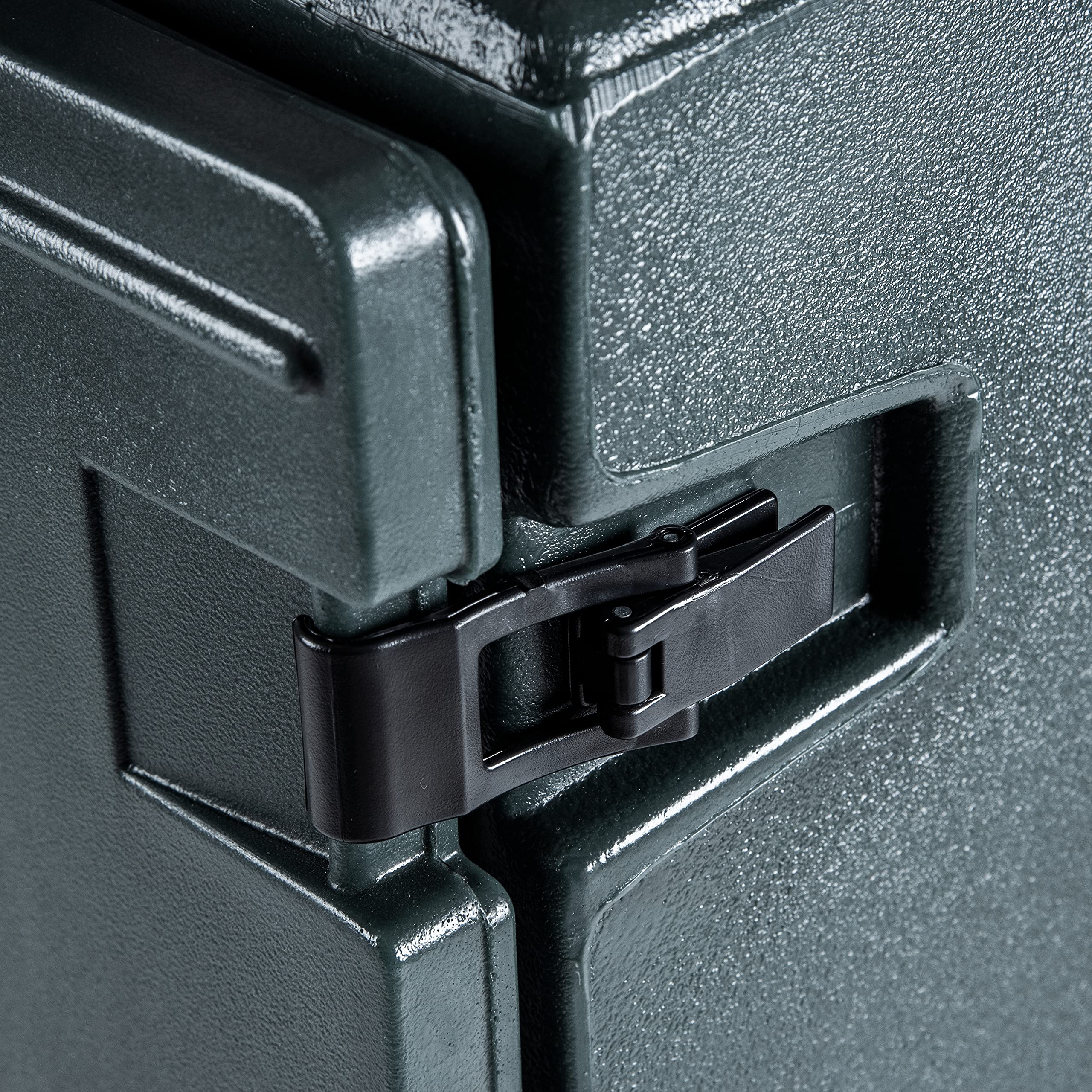 Carlisle FoodService 5-Pan Insulated Front Loading Food Carrier with Handles - Slate Blue Plastic Catering Equipment for Restaurants, Events & Buffets | Perfect for Hot/Cold Food Transport & Serving