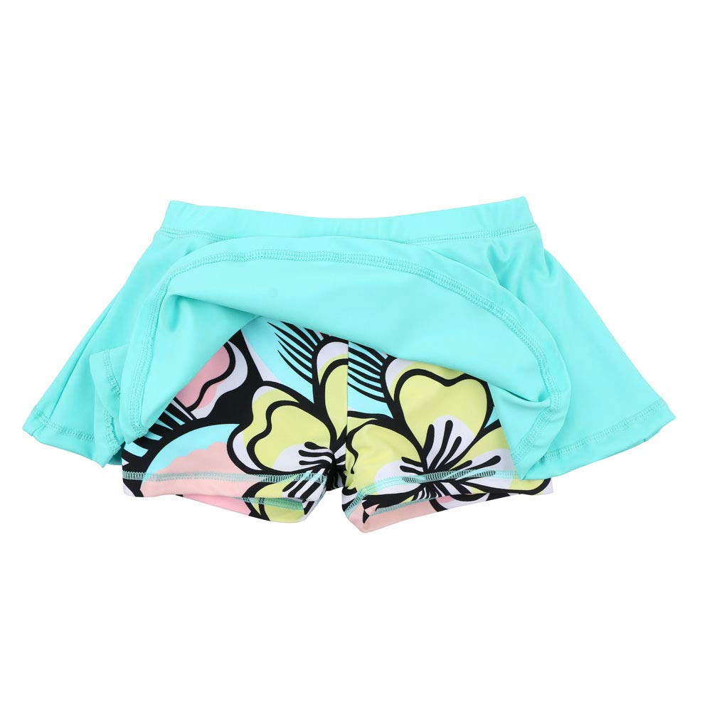 TFJH Women's Long Sleeve Swim Dress Two Piece Set - UPF 50+ Rash Guard with Skirt - Modest Swimwear for Beach, Pool & Water Sports
