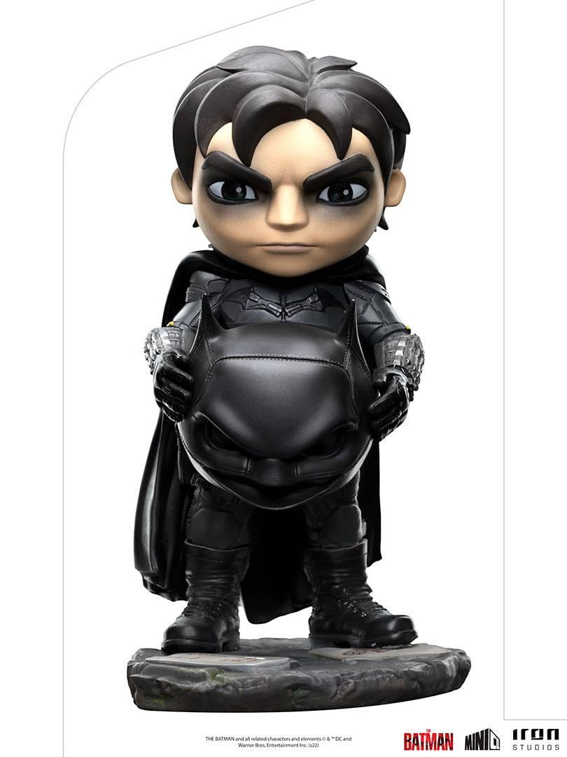 Iron Studios The Batman Unmasked MiniCo Figure - Premium Collectible Statue for DC Fans, Home Decor & Display