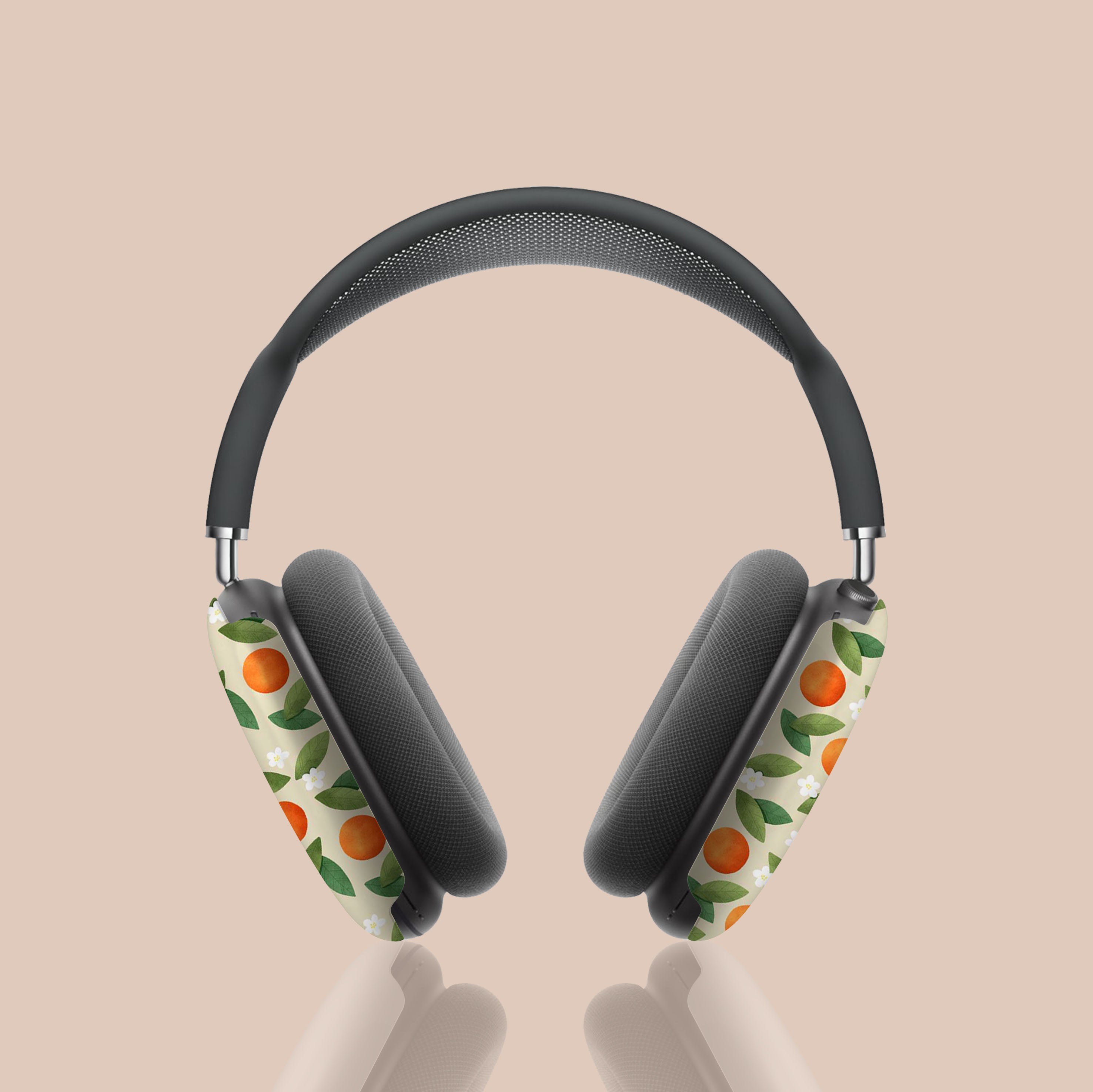 Premium Tangerine Summer Mix AirPods Max Protective Case - Durable Cover for Apple AirPods Max Headphones - Perfect for Travel, Workouts & Daily Commute