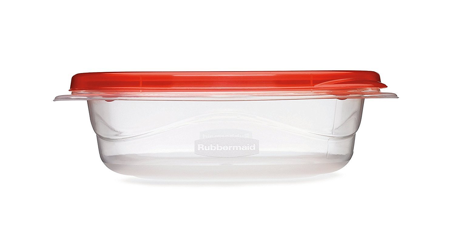 Rubbermaid TakeAlongs Food Storage Containers - 20-Piece Set, Chili Tint - Airtight BPA-Free Meal Prep Containers for Lunch, Leftovers & Pantry Organization