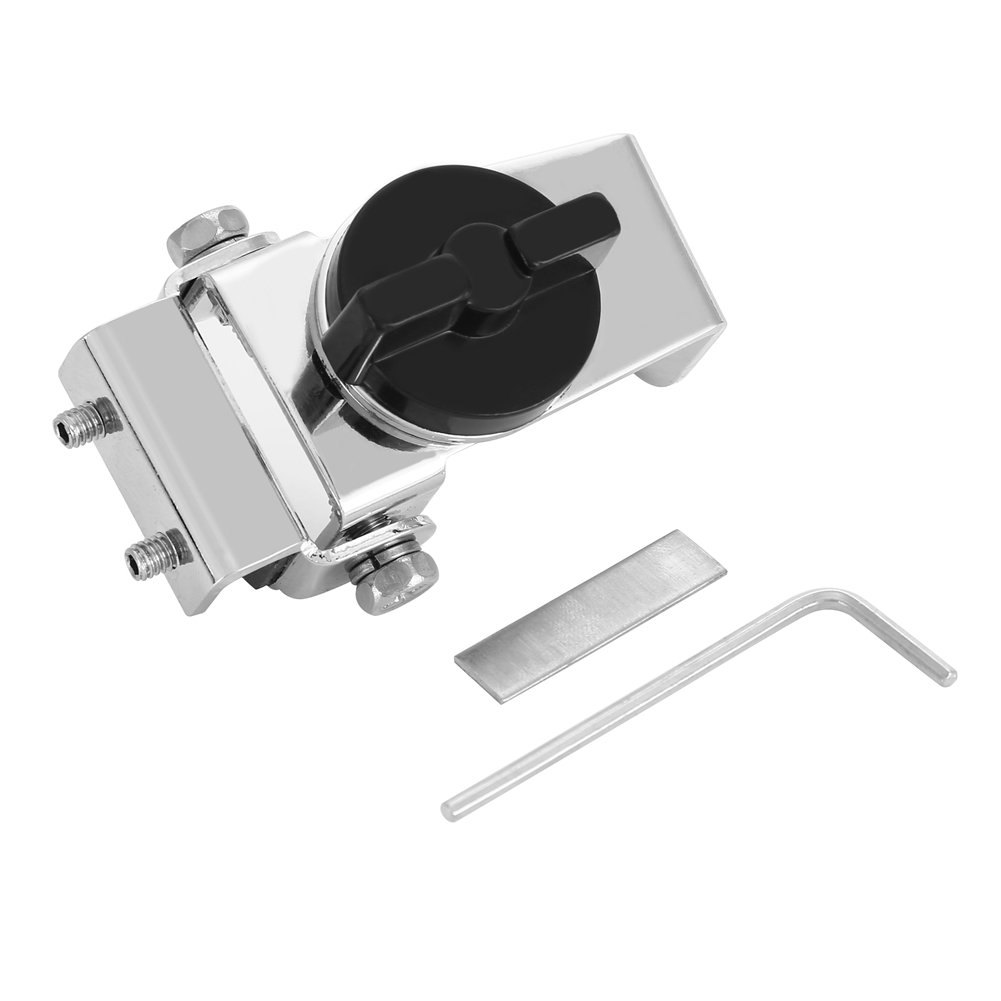 Stainless Steel Rotatable Car Antenna Mount with 2 Strong Screws - Universal Antenna Bracket for Bumper, Luggage Rack & Car Radio Transceiver | Portable Mobile Antenna Holder for Off-Road, Camping & Emergency Communication