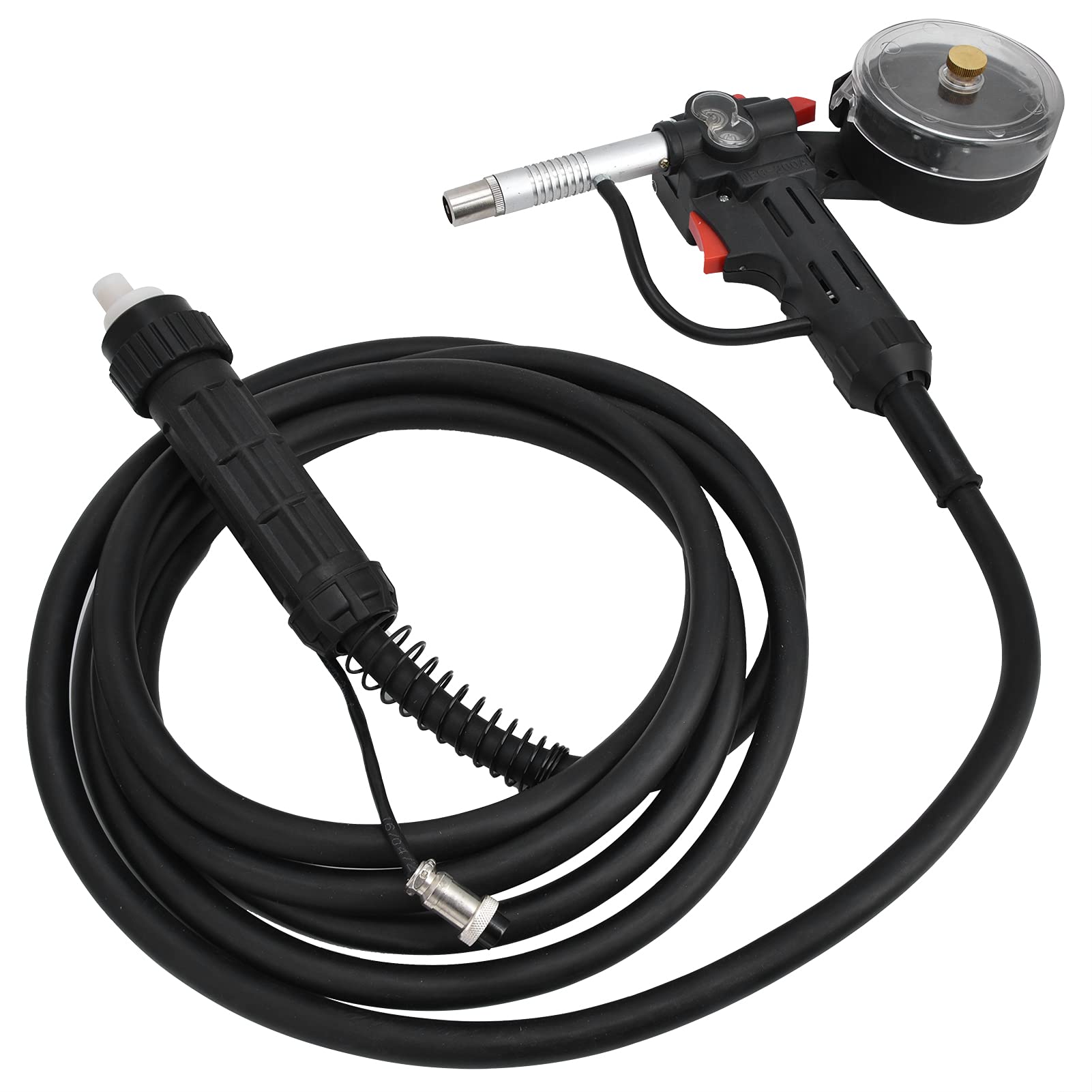 Portable Welding Spool 200A - Durable 60% Temporary Load Rate with Easy Adjustment & Cooling System - 8m Spool Gun Accessory for Manufacturing & DIY Welding Projects - Perfect for Metal Fabrication, Auto Repair & Construction Work