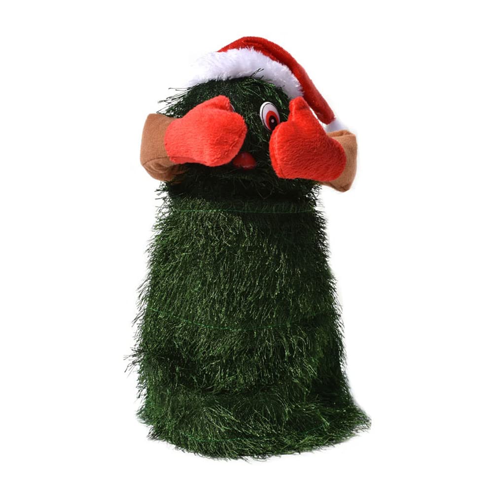 Funny Little Tree Monster Plush Toy - 360° Rotating, Dancing & Singing Electric Christmas Gift for Kids | Perfect for Holiday Decorations, Xmas Tree Ornaments & Children's Playtime