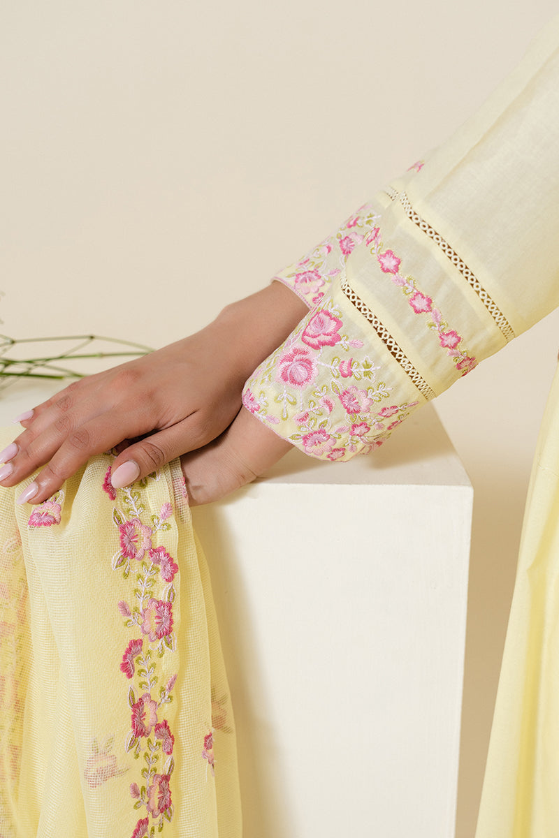 Lime Green 2-Piece Outfit (Shirt & Dupatta) for Women - Elegant Ethnic Wear for Festivals, Weddings & Special Occasions