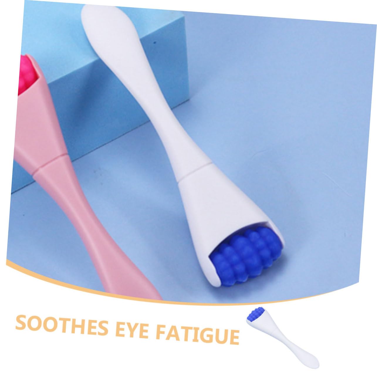 **Dark Circle Reducing Eye Cream Stick with Cooling Roller Applicator - Under Eye Treatment for Puffiness & Wrinkles - Perfect for Morning Routine & Travel Skincare**
