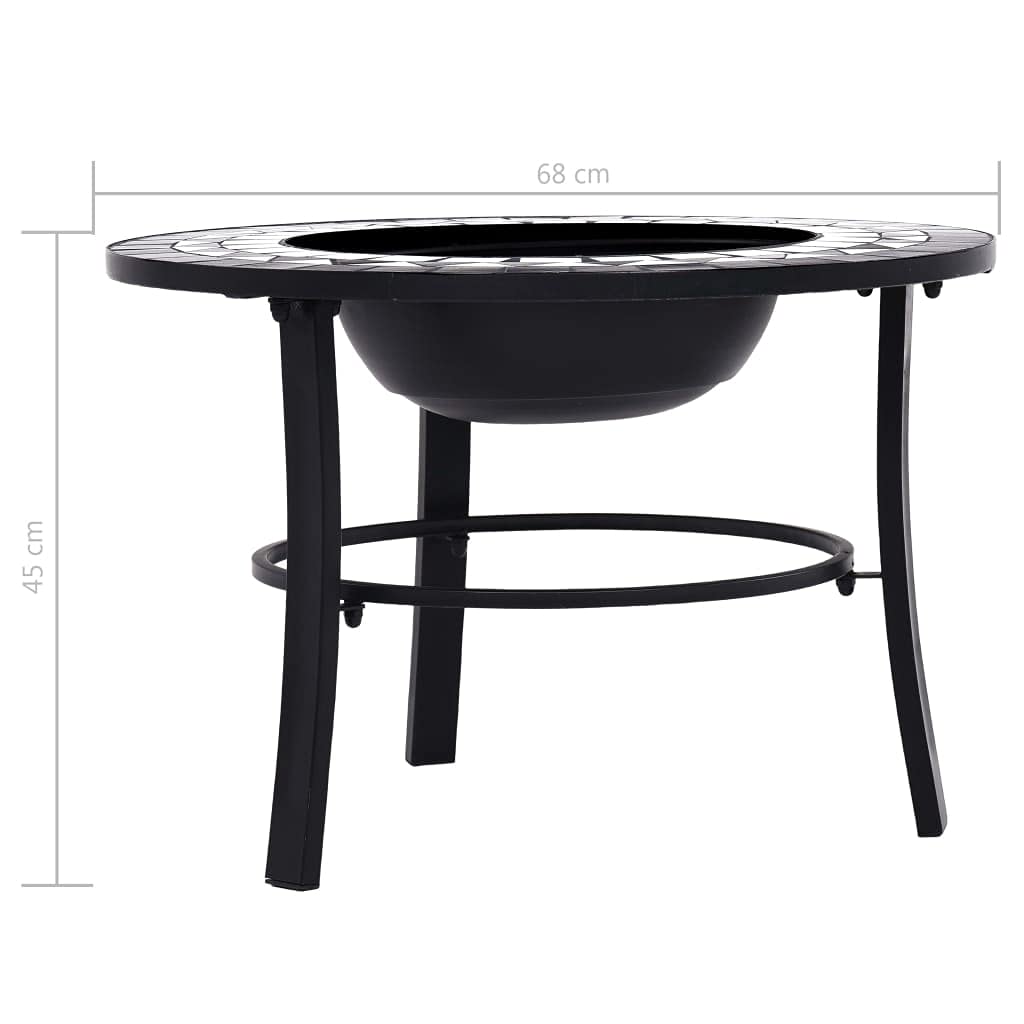 Outdoor Fire Pit with Campfire Tripod - 26.8