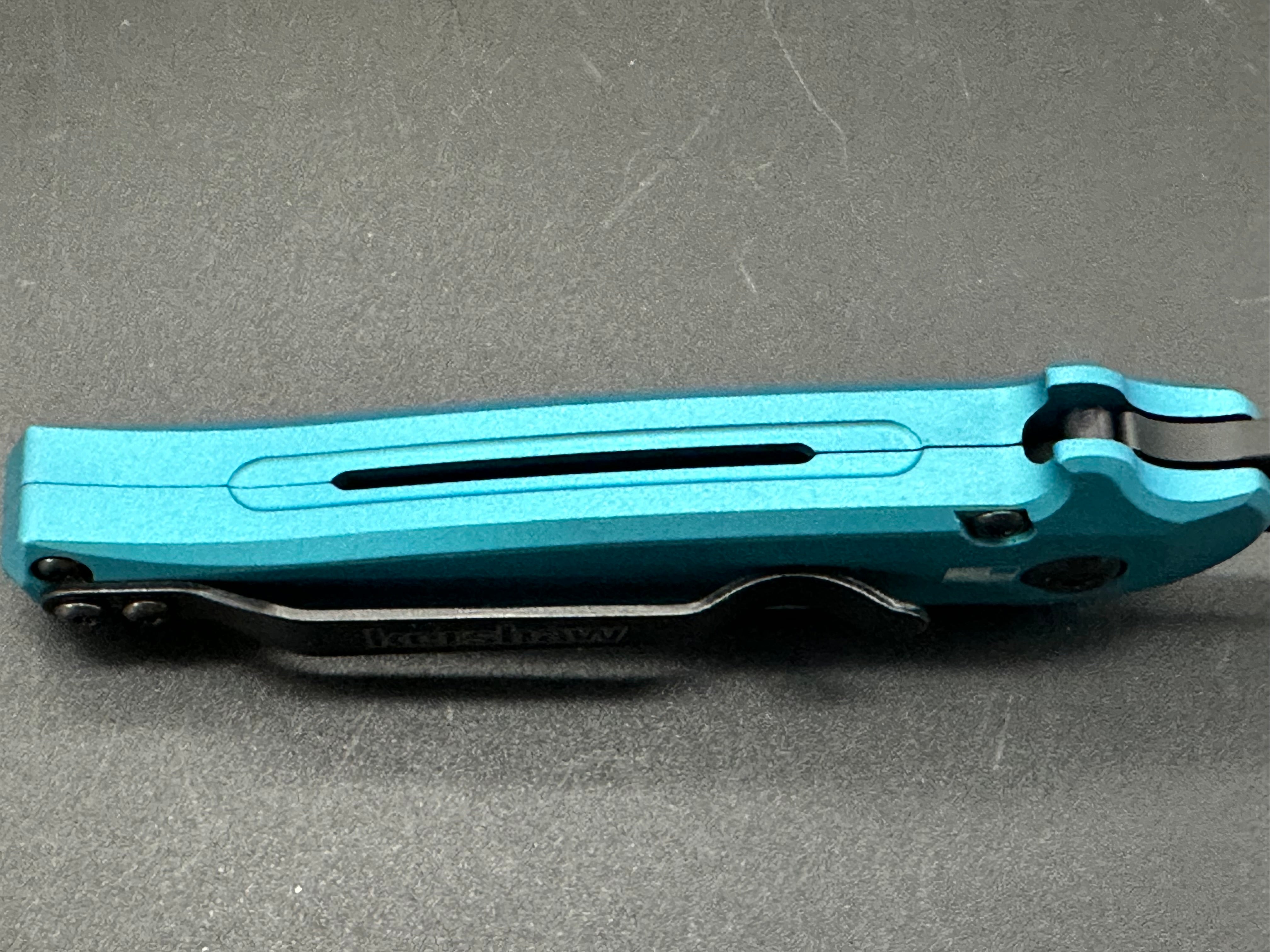 Kershaw Launch 12 Automatic Knife - Teal Blue EDC Pocket Knife for Outdoor Camping, Hiking & Everyday Carry
