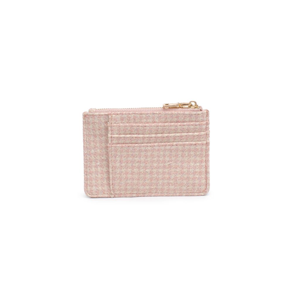Afina Houndstooth Pattern Card Holder Wallet - Slim RFID Blocking Credit Card Case for Women & Men - Perfect for Travel, Business, and Everyday Use