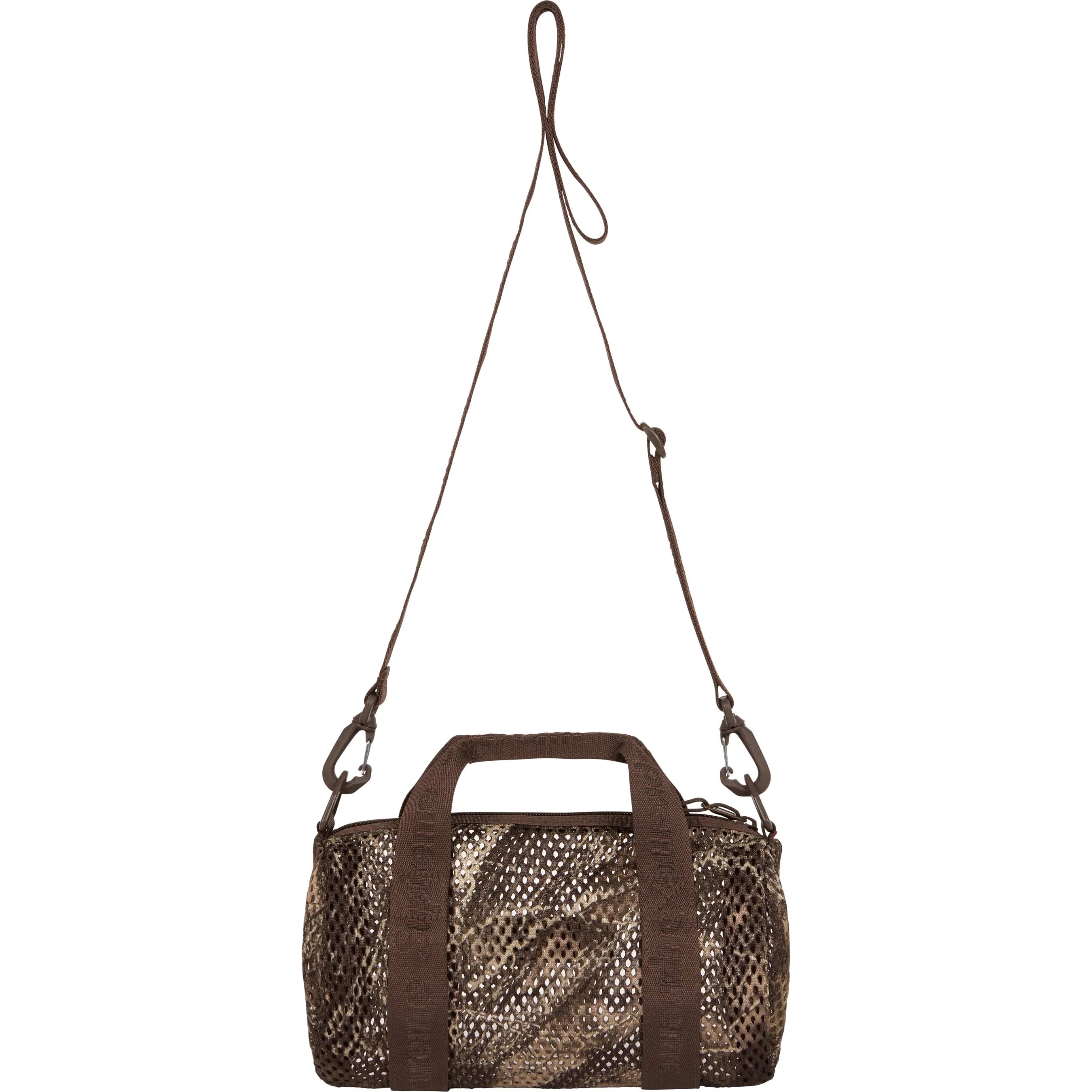 Supreme SS25 Mesh Mini Duffle Bag - TrueTimper® Kanati Camo Backpack for Travel, Gym & Outdoor Adventures | Lightweight Water-Resistant Sports Bag