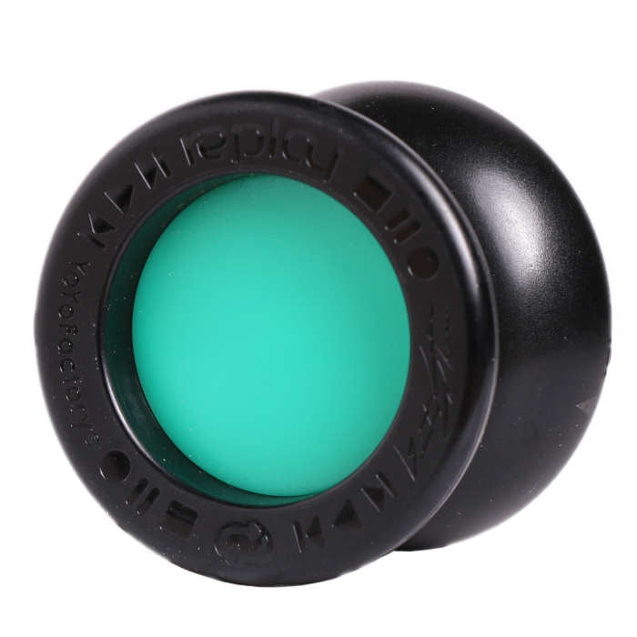 Black / Green Caps