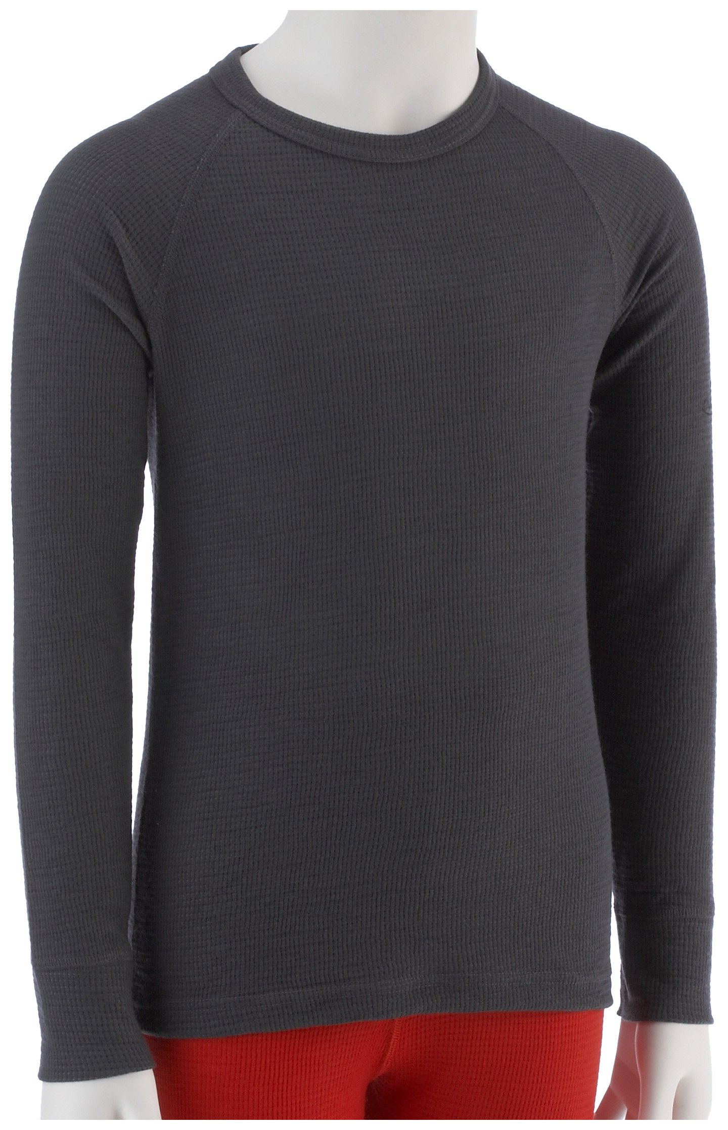 VAUDE Kids Thermal Long Sleeve Shirt - Anthracite (Size 140) | Warm Winter Base Layer for Boys & Girls | Outdoor Activities, Skiing, Hiking & Cold Weather Play