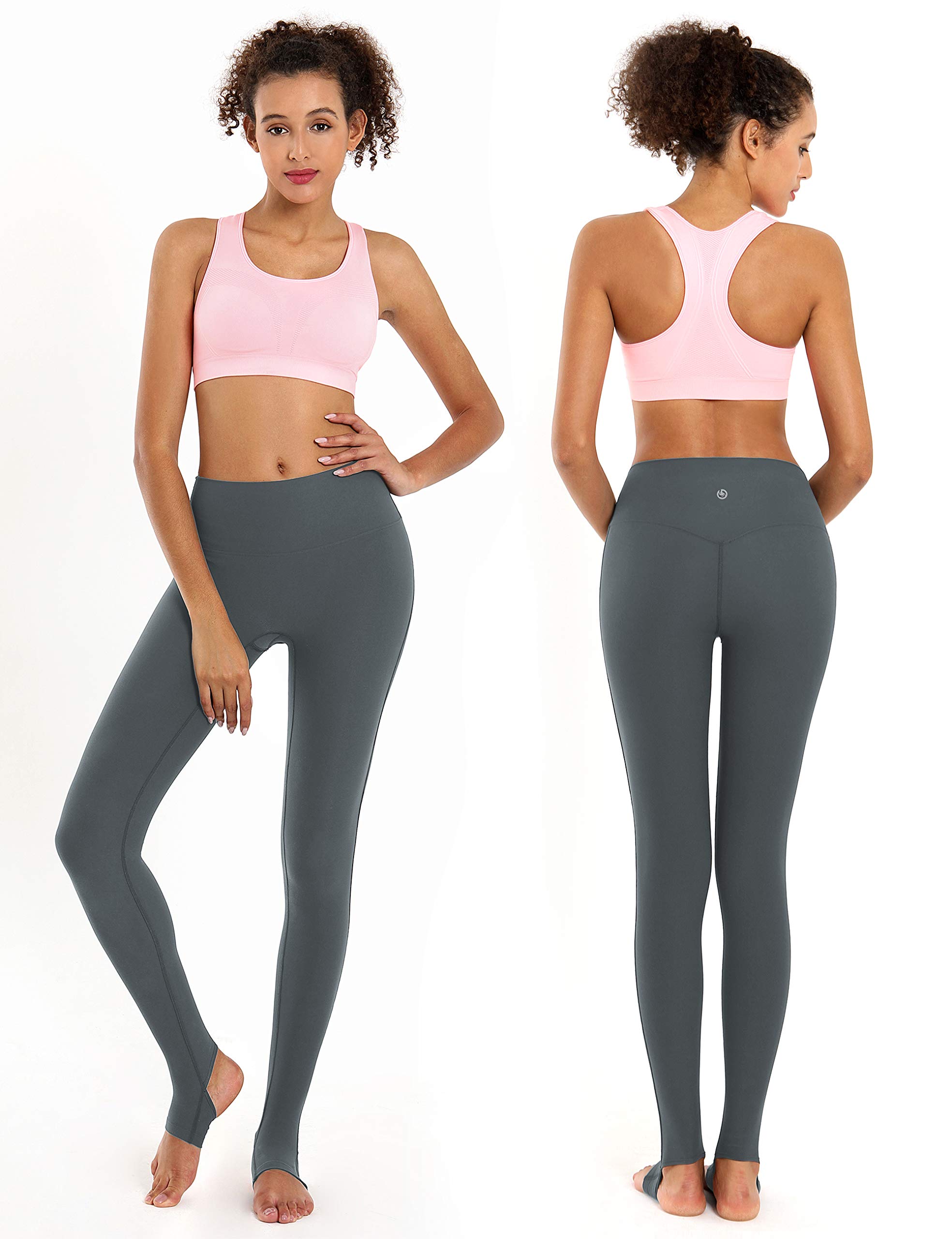 BUBBLELIME Women's High Waist Yoga Pants - 4 Styles for Petite & Tall - Soft Tummy Control Over-The-Heel Workout Leggings - Perfect for Yoga, Gym & Lounge Wear