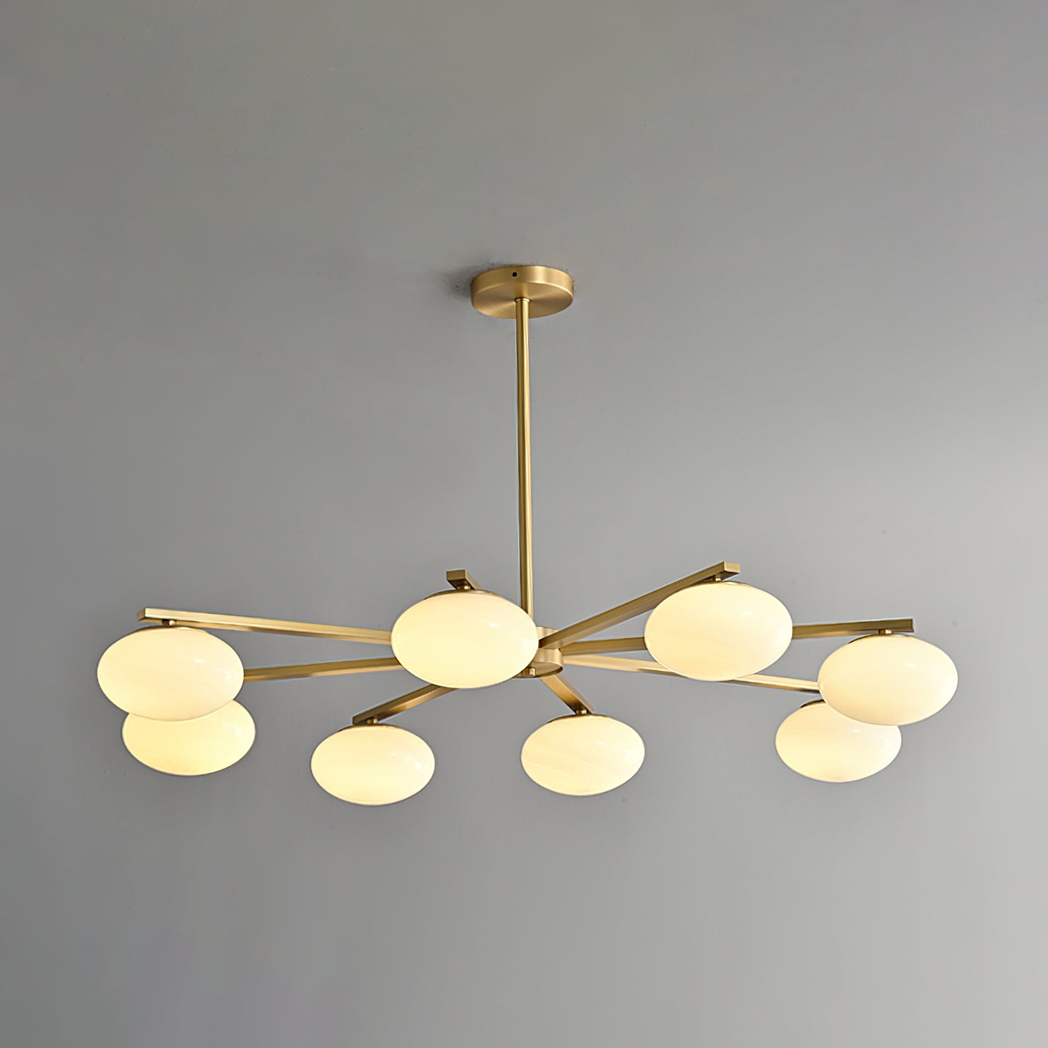 Briette Crystal Chandelier - Elegant Modern Ceiling Light Fixture for Dining Room, Living Room & Bedroom | Perfect for Home Decor, Wedding & Event Lighting
