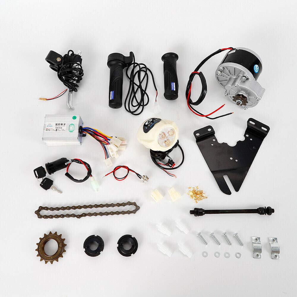 Electric Bike Conversion Kit - 22'' to 29'' Bicycle Motor & Controller Set for DIY E-Bike Conversion | Perfect for Commuting, Off-Road & Urban Riding