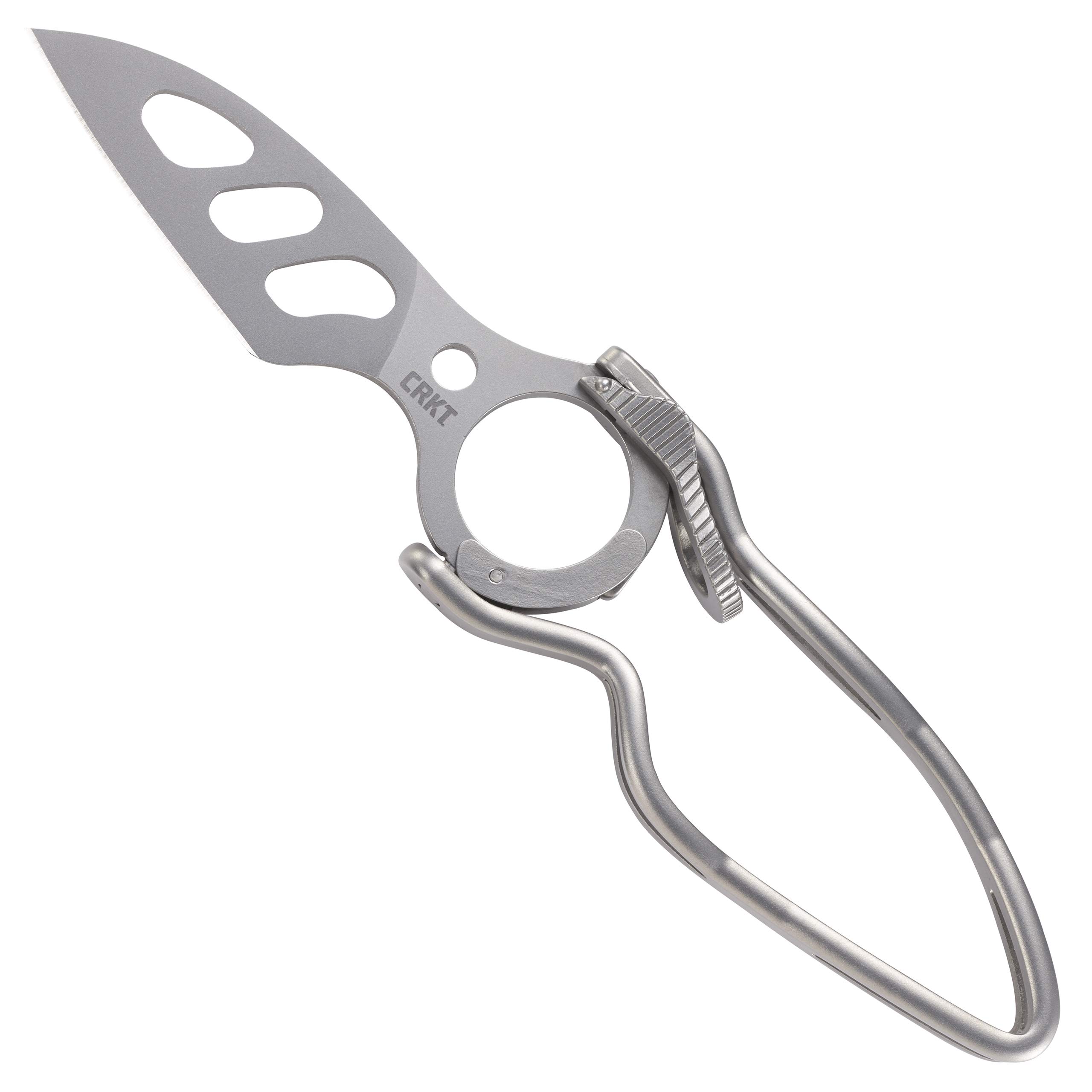 CRKT Daktyl EDC Pocket Knife - Bead Blast Blade, Slide Lock for Outdoor & Daily Use