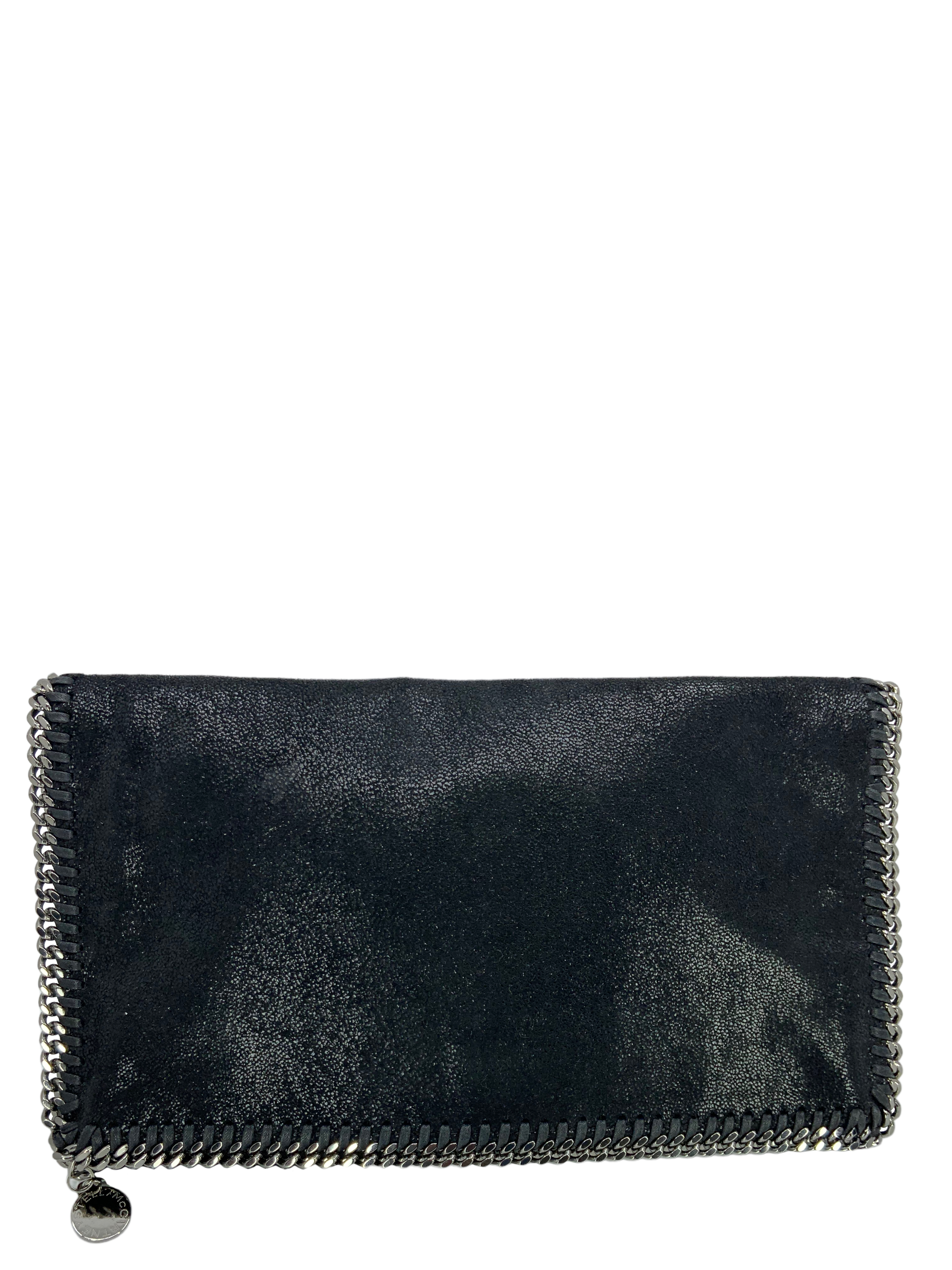 Stella McCartney Falabella Flap Clutch Bag - Vegan Leather Crossbody Purse for Women | Perfect for Evening Parties, Date Nights & Special Occasions