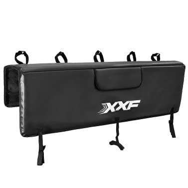 Best Tailgate Cover Pad for Mountain Bikes - Heavy Duty Pickup Truck Bed Protector with 5 Adjustable Bike Frame Straps | Perfect for Outdoor Adventures, Camping & Off-Road Cycling
