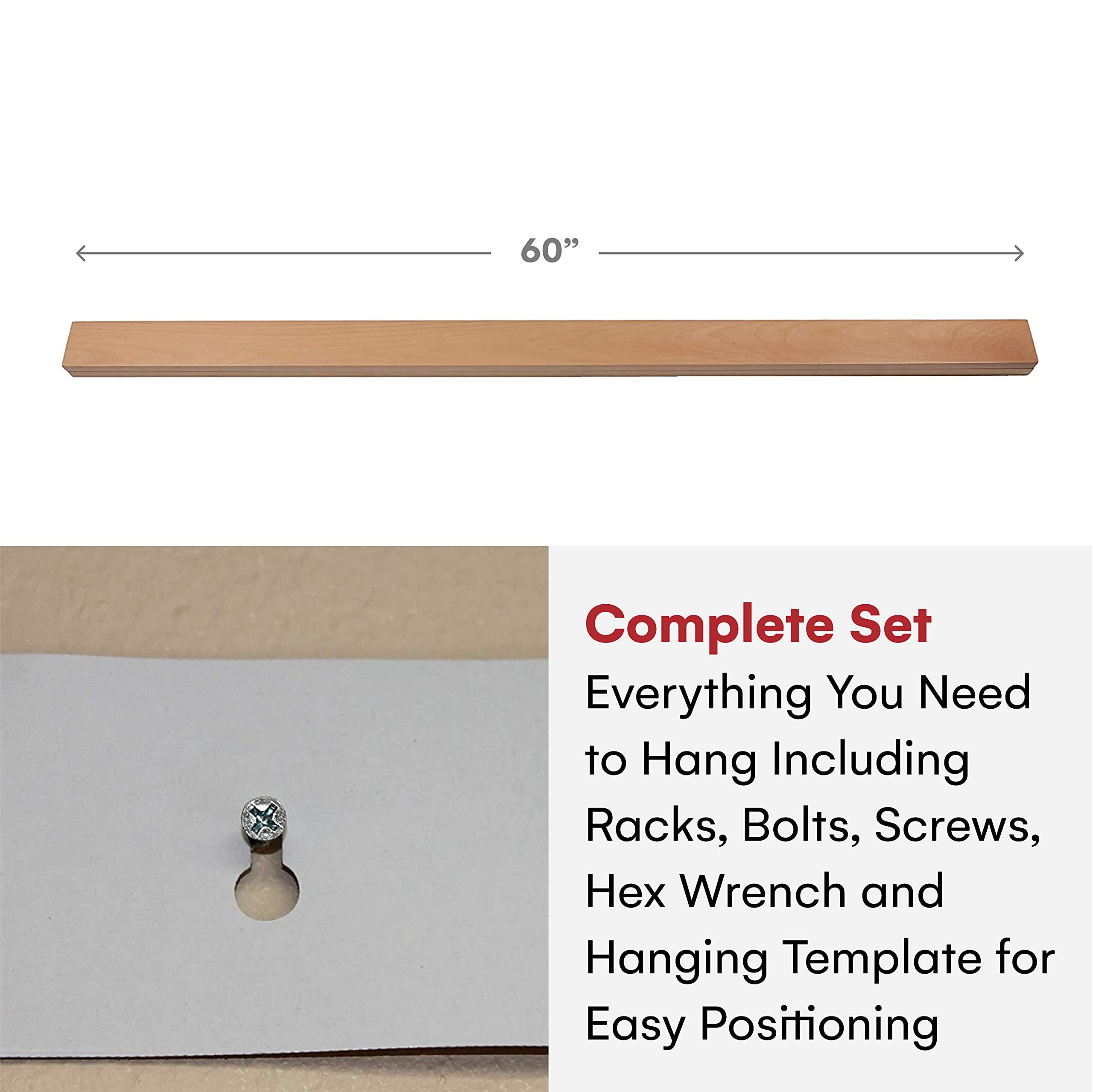 Modern Wooden Quilt Hanger Rack - 60