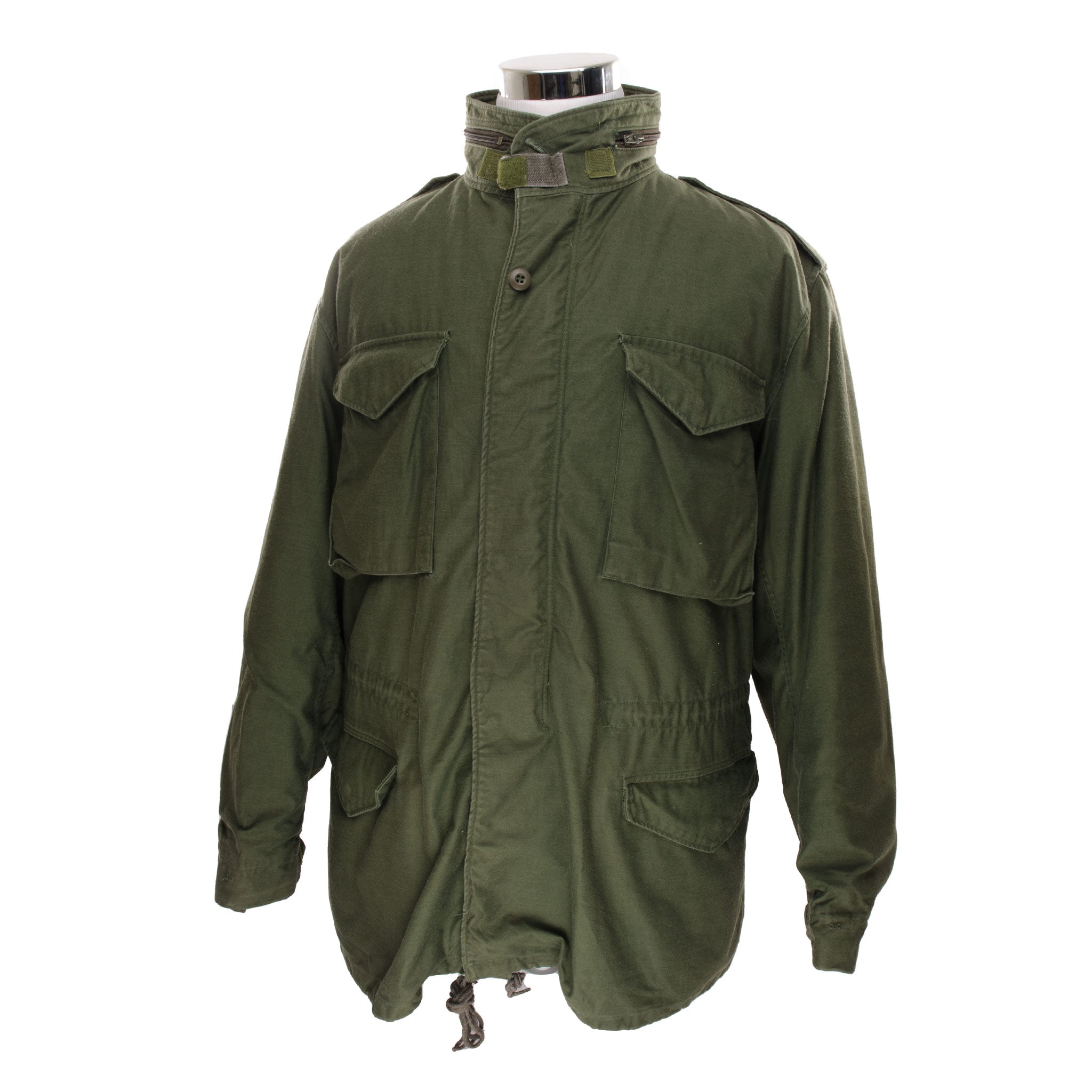 Vintage US Army M-1965 M65 Field Jacket 1987 - Size Large Long with Detachable Liner | Military Surplus Outerwear for Men | Perfect for Outdoor Adventures, Camping & Cold Weather